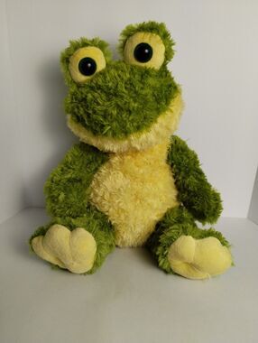 Best Made Toys Frog Plush Stuffed Animal Soft Toy Green and Yellow 16”